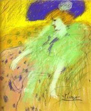 Haga click para ver la imagen ampliada woman in a blue hat 1901.jpg